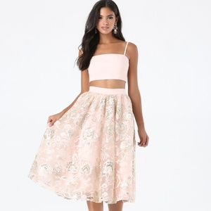 Bebe Two Piece Sequin Dress